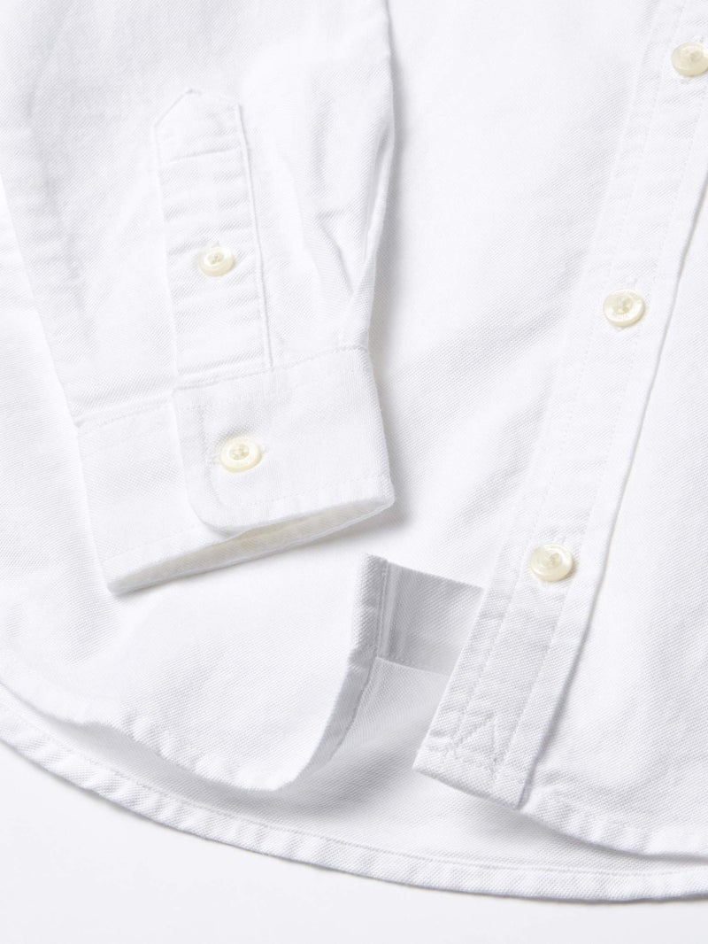 Vineyard Vines قميص أوكسفورد بأكمام طويلة للأولاد من فينيارد فاينز، لون أبيض، مقاس كبير - Image 4